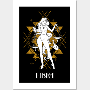 Libra zodiac sign Posters and Art